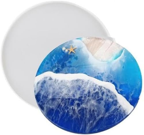 Molde de resina de silicona | Molde grande de resina de 30 cm | Molde de placa de almacenamiento de joyas | para soporte de cosméticos y decoración del hogar