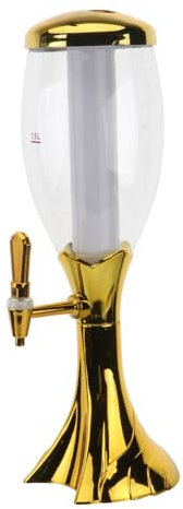 COLLBATH Dispensador De Cerveza 1.5l Torre De Cerveza para Fiestas Almacenamiento y Servicio De Bebidas