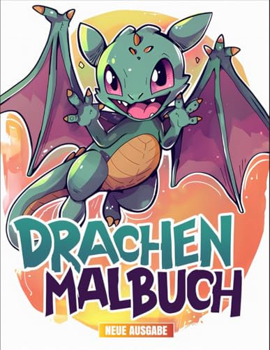 Drachen Malbuch: Drachen-Abenteuer | Mit 50+ einzigartigen Seiten zum Ausmalen für Kinder im Alter von 6-12 Jahren.