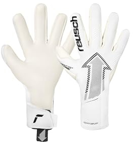 Reusch Fastgrip Gold X griffige Torwarthandschuhe Herren und Frauen FuÃŸballhandschuhe für Erwachsene geeignet für alle Wetterbedingungen und Spielfeldoberflächen, weiÃŸ, 9
