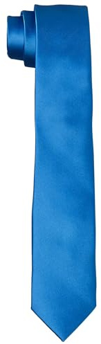 DonDon Krawatten für Herren handgefertigt Seiden-Look 6 cm