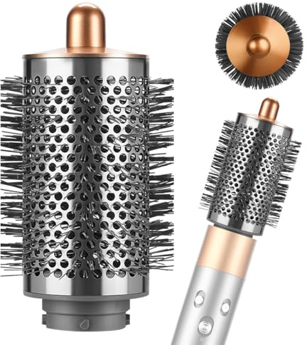Große runde Volumenbürste-Aufsatz für Dyson Airwrap, Mit langen, feinen Borsten, um dem Haar Form und mehr Volumen zu verleihen, Kompatibel mit HS01/HS05/HS08, Kupfer