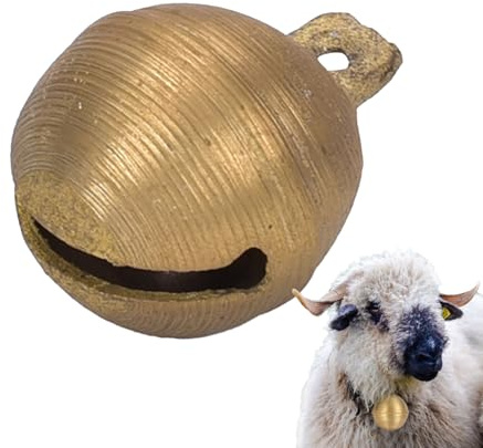 Starke Konstruktion Kleine Kuhbells - Schaf -Weidenglocke, Hundeglocken, Anti -verlorene Glocke, Kuhglocken -Ornamente | Vielseitige Verwendung Hängbare Glocken, Funktionale Haustierglocke Für Festlic