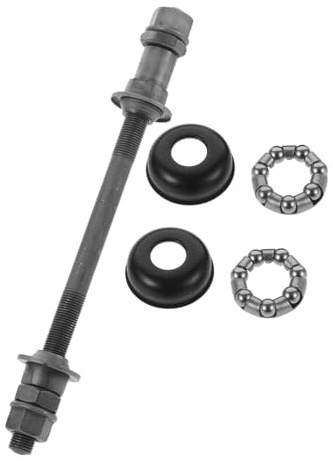 iplusmile Bicycle Rear Axle Solid Shaft Bike Hub Base Wheel Hub Mountain Bike Axle Ball Bearings Shaft Bearing for Repair Tool Accessories