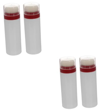 FUNNETOYU 2 Sätze Tragbare Babypuder Flasche Mit Puderquaste Praktische Aufbewahrung Für Körperpuder Für Zuhause Und Langlebigem Material Einfache Anwendung Und Sanfte Anwendung 2 Stück * 2