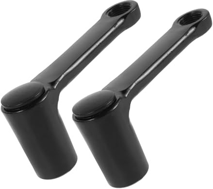 KICHOUSE 2 Piezas Brazos Manivela para Bicicleta de Montaña de Repuesto Ligeras de Aleación de Aluminio Compatibles con Varios Modelos Desmontables Precisión para Ciclismo Versátil