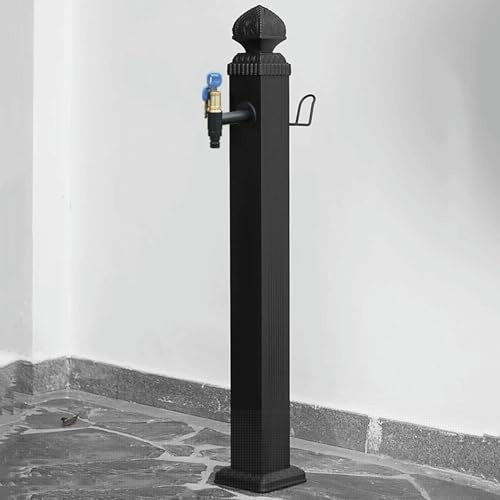 Outdoor Gartenbrunnen mit Wasserhahn und Haken, Frostschutz-Design für dekorative Bewässerung und Bewässerung