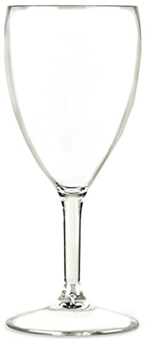 Elite Premium Polycarbonate Wine Glasses 14oz / 400ml - Pack of 12 | Plastic Reusable Wine Glasses, Virtually Unbreakable Polycarbonate Plastic - Ideal for Parties, Outdoors & Event Catering