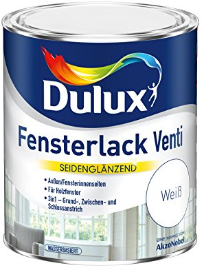Dulux 5194732 Dulux Fensterlack Venti 0,375 L, weiß