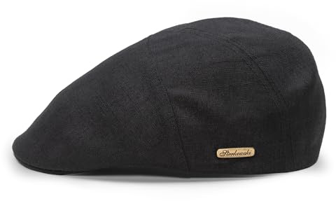 Sterkowski Modell Ivy Five| 100% Naturleinen Schiebermütze für Herren und Frauen | Super Leicht Sommer Schirmmütze
