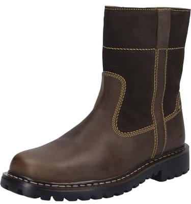 Josef Seibel Chance Combat Boots för män, Braun Moro 330, 44 EU