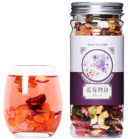 Arándano 200g Flor Fruta Té de hierbas Todo el té natural Té floral a base de hierbas Bebida saludable