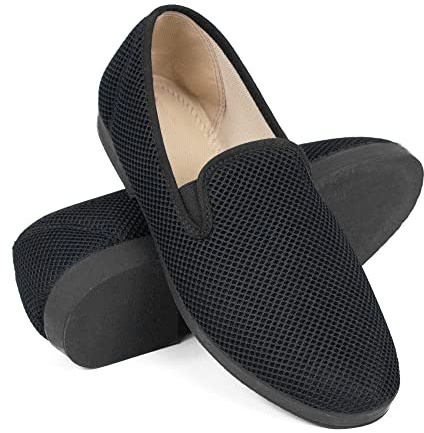 COZSERIES Zapatillas de Casa Hombre Mujer Unisex Verano Cómodas Respirables, Zapatos Rejilla Cuña Punta Cerrada, Suela Caucho Talla 35-46 Hecho EN ESPAÑA