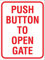 Pulsador Para Abrir La Puerta Señal De Advertencia Cartel De Chapa Letrero De Estaño Metal Cartel Para Exterior Garaje 20X30cm