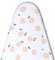 LEEWEITAS Ironing Board Covers 128x40cm, Ironing board cover top 100% cotton heat resistant, Easy to install adjustable size (Orange flower, 128 x 40cm)