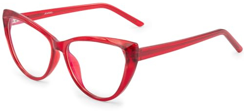 ANRRI Vintage-Blaulichtfilterbrille im Cat-Eye-Stil für Damen | Stilvolle Computerbrille ohne Sehstärke mit entspiegelten Gläsern – reduziert digitale Augenbelastung