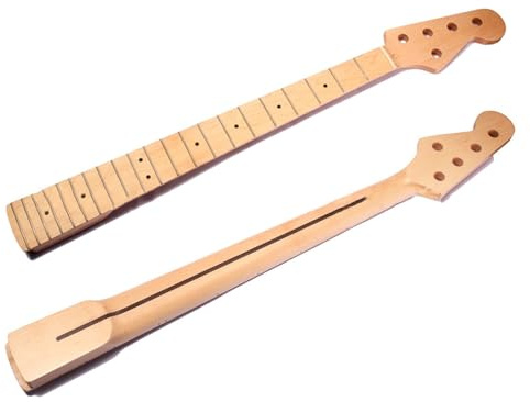 SXTYYH Gitarrenhals 5 Saiten 21 Bünde Jazz-Bass-Hals Kanadischer Ahornholz Mattes Finish Gitarren-Zubehör Diy Teile Ersatz Geeignet for 7.5mm Korpus