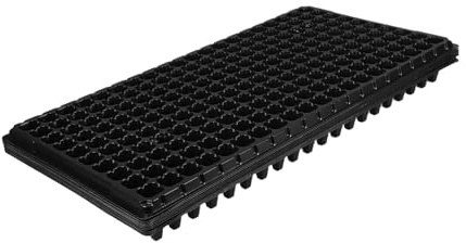FUNOMOCYA Vassoi di Coltivazione per Giardino 10 Pezzi, Vassoio Germinazione 200 Celle in Plastica Leggera, per Germogli e Semina Domestica, Ventilazione Anti-marciume, Uso Fai da Te e Professionale