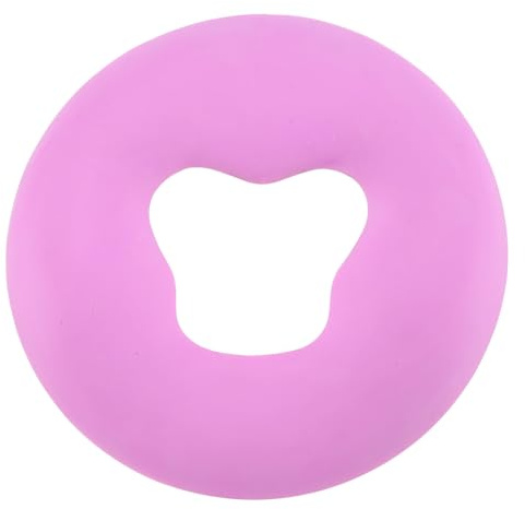 AWAOVV Silikon SPA Kissen, Kopfkissen Gesichtskissen, Gelkissen Massageliege Kopf, Massage Headrest Gel Gesichtsauflage, Massage Kopfstütze Gelkissen für SPA Schönheitsinstitut, Lila
