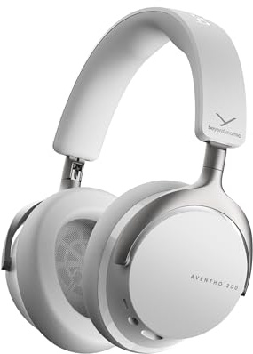beyerdynamic AVENTHO 200 - Cuffie wireless sopra l'orecchio con cancellazione del rumore, 60 o di durata della batteria, custodia pieghevole, in Gris nórdico - nuovo aggiornamento tramite app