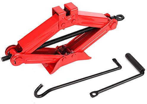 Cric a forbice Klanata 4,5 tonnellate – Sollevatore per auto in acciaio resistente con manovella per cambi di emergenza pneumatici e riparazioni lungo la strada