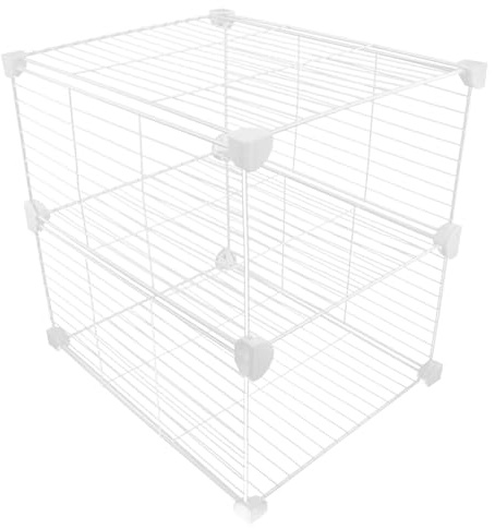 WOONEKY Cesta Separadora Metálica para Frigorífico Divisor de Estante para Congelador Vertical y Arcón Cesta Clasificadora de Alimentos y Mariscos Resistente y Fácil de Limpiar