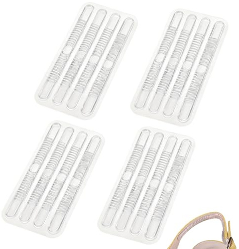 Clear Tape Clear Tape 16Pcs High Heel Grips Adhensive Silicone Insert Pads Liner Sandal Cushion Sticker for Women Too Big Shoes Orthotic Insoles Orthotic Insoles