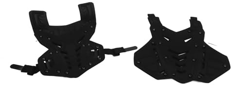 HETHLIF Protezione per il Torace per Moto Cross, Giubbotto Antiproiettile per Bici Cross, , Sci, Equipaggiamento Protettivo Leggero e Resistente Agli Urti per Uomini e Donne (BLACK)
