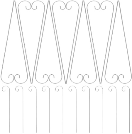 SOIMISS 30Cm Tall Plant Label Hooks Shepherd Hooks 30Pcs Metal Stakes for Garden Markers, Outdoor Hanging Plants and Flower Pot Signage