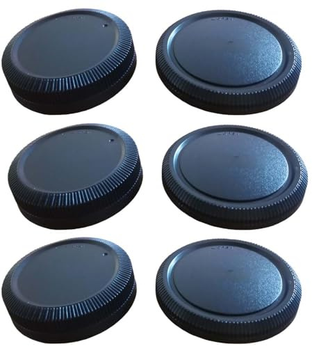 3Sets Rear Lens Cap Camera Body Cover Compatible with Fuji X-Mount Lens & Camera X-Pro1 Pro3, S10; X-M1 M5, X-E1 E2 E4 E5, X-A1 A2 A5 A7, X-H1 H2 H2S, X-T1 T3 T4 T5 T10 T30 T30II T30 III T50 T100 T200