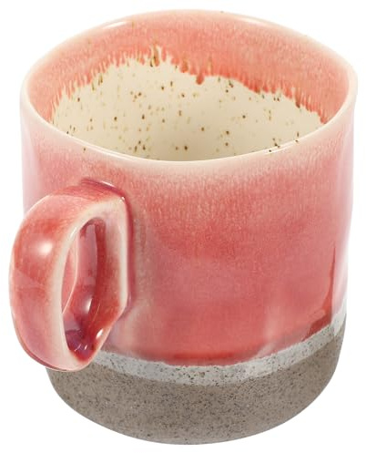 HOMOCONO Tazza da Caffè in Materiale Ceramico Grande Capacità Design Semplice e Aspetto Raffinato, per Colazione e Uso Quotidiano
