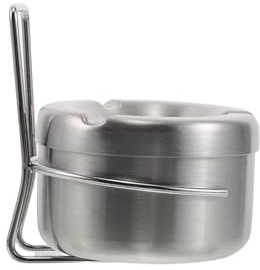Rectangular Ashtray Wall Mounted Silver Stainless Steel for Bar | Cigarette Bin Outdoor Wall Mounted, Medium Capacity, Anti-scatter Design, Spacesaving Installation