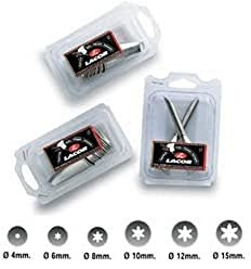 Lacor 68993 - Set 6 Boquillas Rosa Acero Inoxidable - Menaje Profesional | En acero inoxidable, listo para el uso diario en cocina; ideal para cocina profesional y uso diario en casa, de gran utilidad