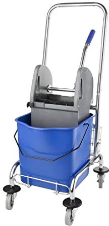 Jantex Deluxe Mop Wringer with Metal Cart