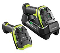 Zebra Enterprise LI3678-SR3U4210S1W LI3678 Barcode Scanner, Cordless, Standard Range 1D Linear Imager, USB Kit, USB, Cradle, Power Supply, Line Cord