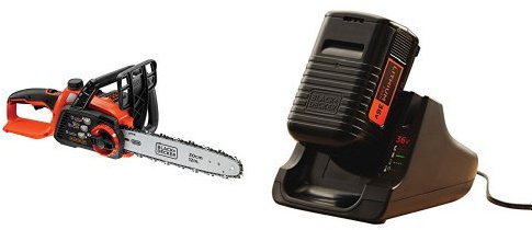 BLACK+DECKER GKC3630LB-XJ Elettrosega + BDC2A36-XJ Kit Batteria con Caricabatterie, 36 V