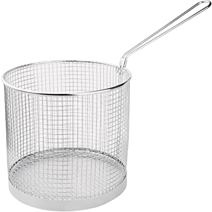 Vogue Spaghetti Pasta Cooking Basket 180 mm/7 inch Diameter, Stainless Steel, Dishwasher Safe, CS735