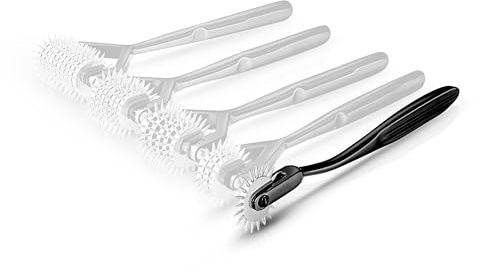 1 x Nervenrad Nadelrad Nervenräder Nervenrad Nadelroller Nervenrädchen Massage-Roller Nerven-Massage Edelstahl (Anzahl der Rollers wählbar)(NR100) (1er)