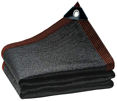 Rete Ombreggiante Ombra del reticolato Piante Panno Nero Rettangolo, possono essere usati come Patio serra copertura vegetale Granaio Piscina Pet Kennel Piscina Pergola serra, 3x3m (10 * 10 piedi) Tel
