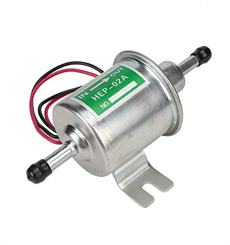 EVGATSAUTO Universell elektrisk bränslepump, 24 V bil båt elektrisk bränslepump inline-filter bensin ersättning bil bränslepump (splitter)