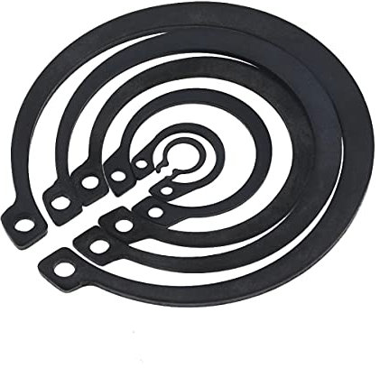 M3-M50 Interne externe Sicherungsringe für Wellen-Sicherungsring-Unterlegscheiben Sicherungsring Kohlenstoffstahl M6 M9 M11 M14-20PCS M21