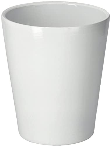 KOTARBAU® Keramik Blumentopf Übertopf für Orchideen H 150mm ⌀ 120 mm Weiß
