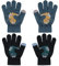 ZDQC 2 Paar Warme Strickhandschuhe Kinder, Süße Vollfinger Handschuhe, Winter Stretch Fingerhandschuhe (Dinosaurier-B)
