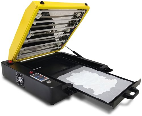 POVOKICI DTF Oven Heater Dryer A3/A4 with 6 Lamps, DTF Oven Curing Transfer Film DTF Sheet Drawer Model, DTF Heat Transfer Oven 12.5in x 17in for T-Shirts Transfer Printing