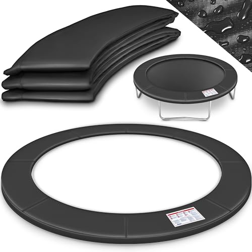 KIDUKU® Trampolin Randabdeckung Ø 244 305 366 427cm | Randschutz Extra Dick | Federabdeckung 100% UV-beständig & Wetterfest | Ersatz Trampolinzubehör Rand Federschutz Universell
