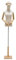 Femminile abito forma manichino Torso, altezza regolabile 120-190cm, abbigliamento display modello corpo stand con testa, braccia in legno e base per cucire vestiti, per abbigliamento abbigliamento
