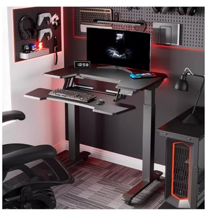 XXAD553TY Mobile Workstation Esports-Schreibtisch, Desktop-Schreibtisch, Computertisch, Schreibtisch, Hebe-Büroschreibtisch, Dual-Motor-Hebeschreibtisch Mobiler Schreibtisch