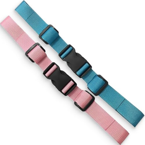 KOLZEMV Verstellbarer Brustgurt Rucksack, 2 Stück Rucksackriemen Nylon Mit Schnellverschluss, Rutschfester Gurtband Für Schultasche, Strapazierfähiger Brustgurt Für Joggen Wandern Außerhalb
