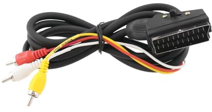 Be In Your Mind 1PC Cavo Adattatore SCART A 3 RCA Lunghezza 1,5 M Commutabile IN OUT Scart Maschio A Cavo Audio Composito Cavo Video Con Interruttore Per TV DVD VCR