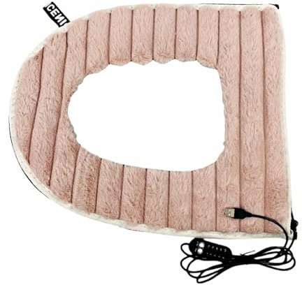 Sedile WC riscaldato, Sedile regolabile in temperatura, Cuscino per sedile WC, Comodo scaldino WC, Sedile WC alimentato USB, Sedile riscaldato, Sedile riscaldato, Riscaldatore del sedile del bagno,